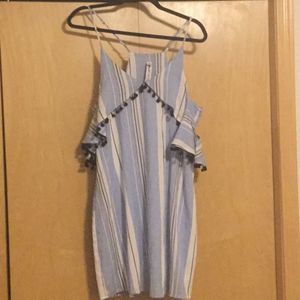 Design Lab White cCold Shoulder Dress